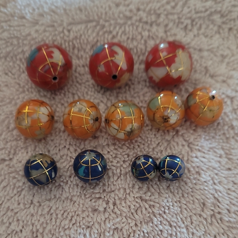 Colorful Globe Bead Set